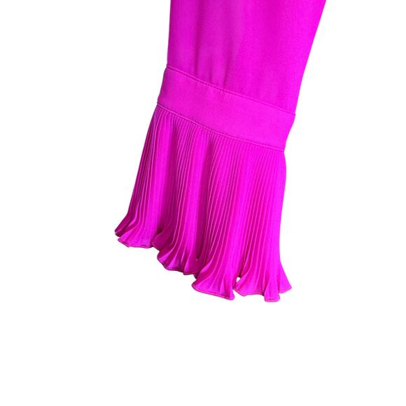 Gucci Silk Blouse Pink Partial Button Closure M Tag was Remove Good Condition - Picture 3 of 8